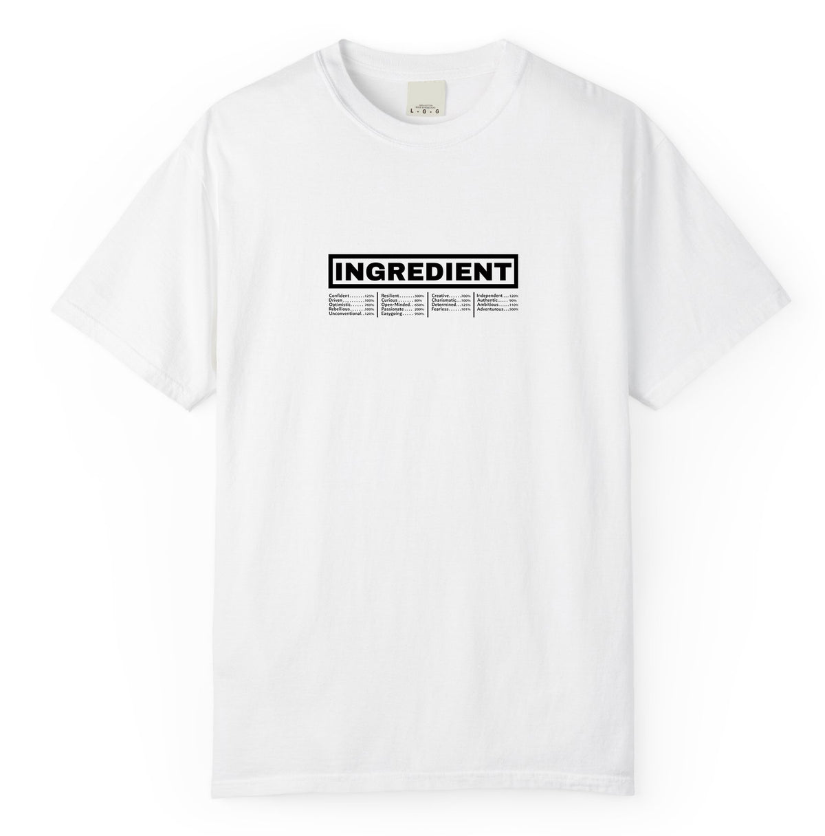 חולצת טי רכיבים – Ingredient