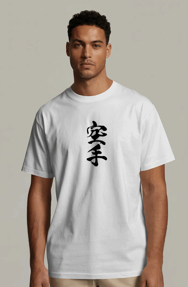 חולצת טי מודפסת קאנג'י יפני – חולצה עם הדפס כתב יפני