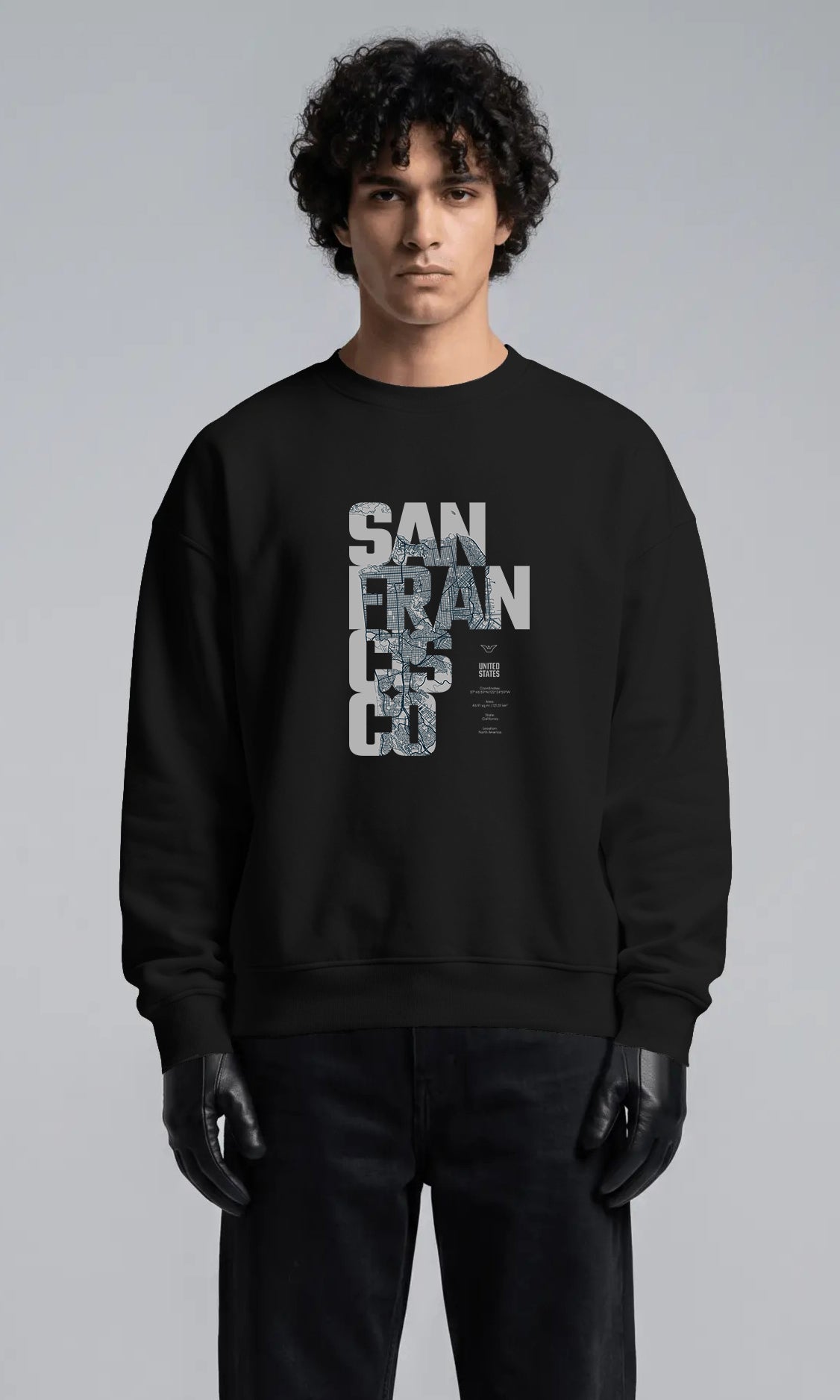 סווטשירט San Francisco – שחור